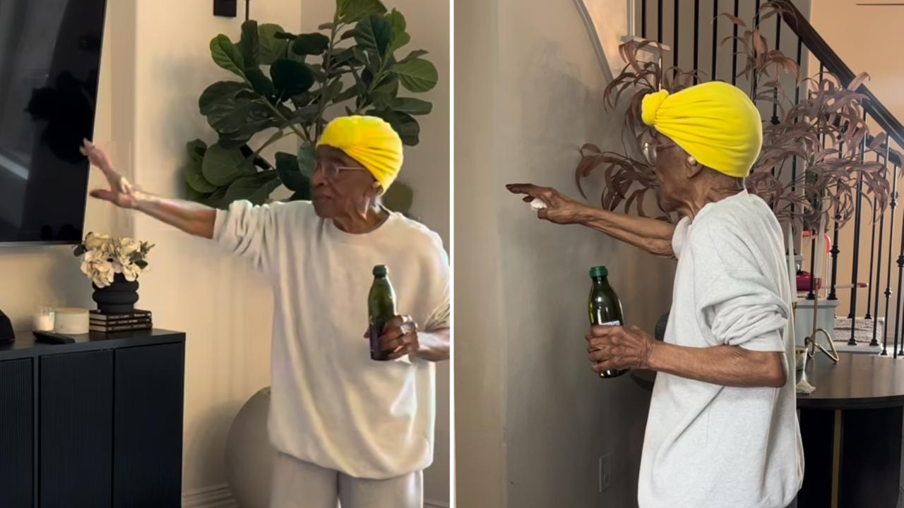 Idosa de 92 anos inspira ao orar e ungir a casa: ‘Temos paz em nosso lar’