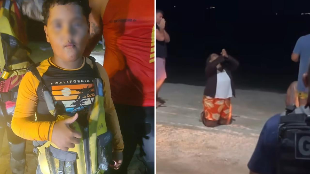 Menino de 10 anos é encontrado vivo após 8 horas à deriva: ‘Jesus estava no barco’