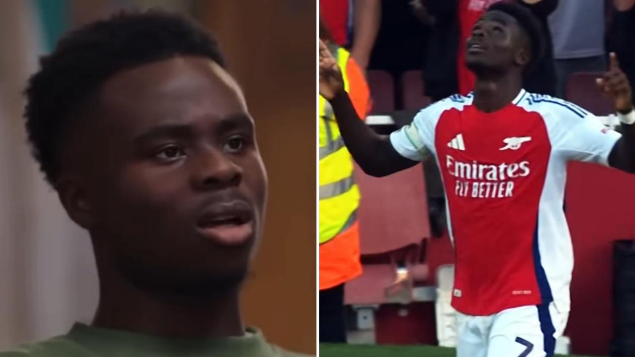 Bukayo Saka revela qual é a última coisa pensa antes de entrar em campo: ‘Falo com Deus’