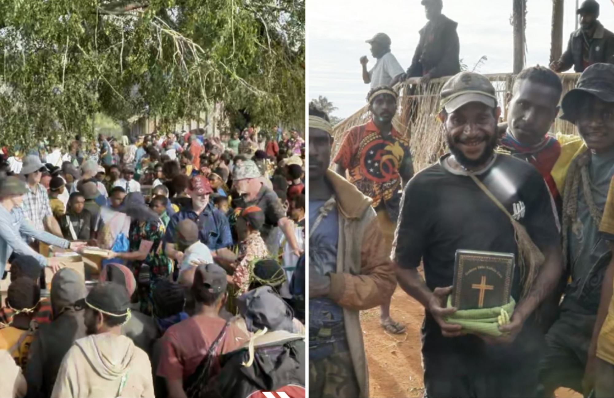 Vila remota na Papua-Nova Guiné faz festa ao receber Bíblia em sua língua