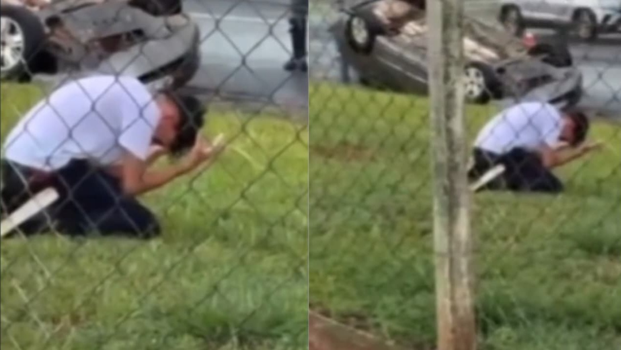 Adolescente ora pela mãe após carro capotar em SP: “Grande livramento”