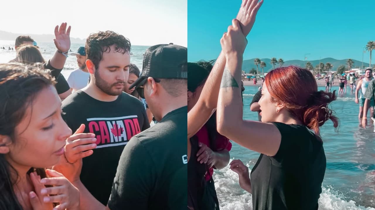 Cristãos evangelizam em praias do Chile e levam centenas ao batismo: “Fome por Jesus”