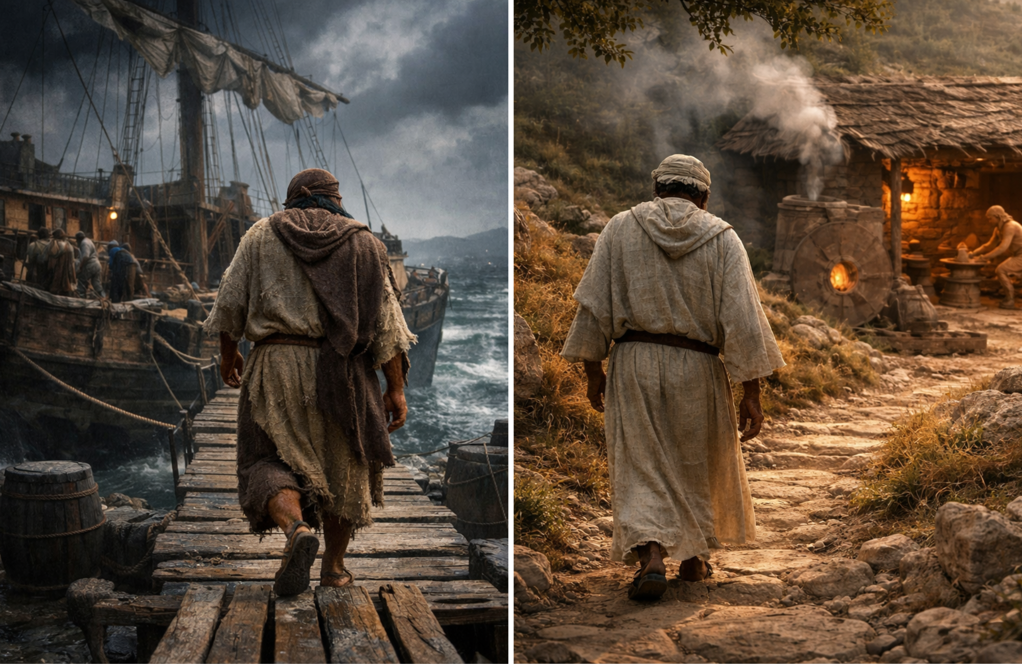 As duas descidas: O contraste entre a desobediência de Jonas e a submissão de Jeremias