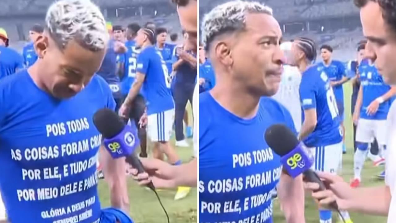 Após título do Cruzeiro, jogador testemunha cura de depressão: “Deus me deu alegria”