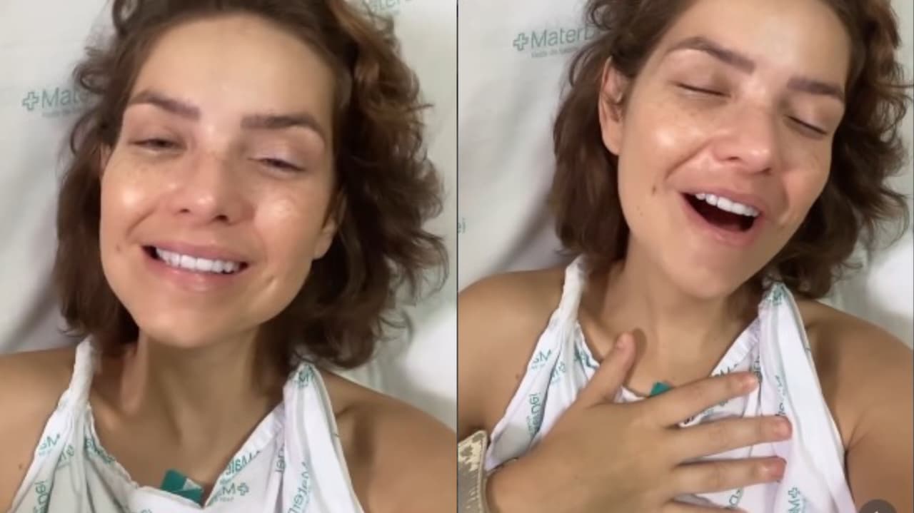 Camila Campos louva em hospital após cirurgia: “Quem começou a obra é fiel pra terminar”