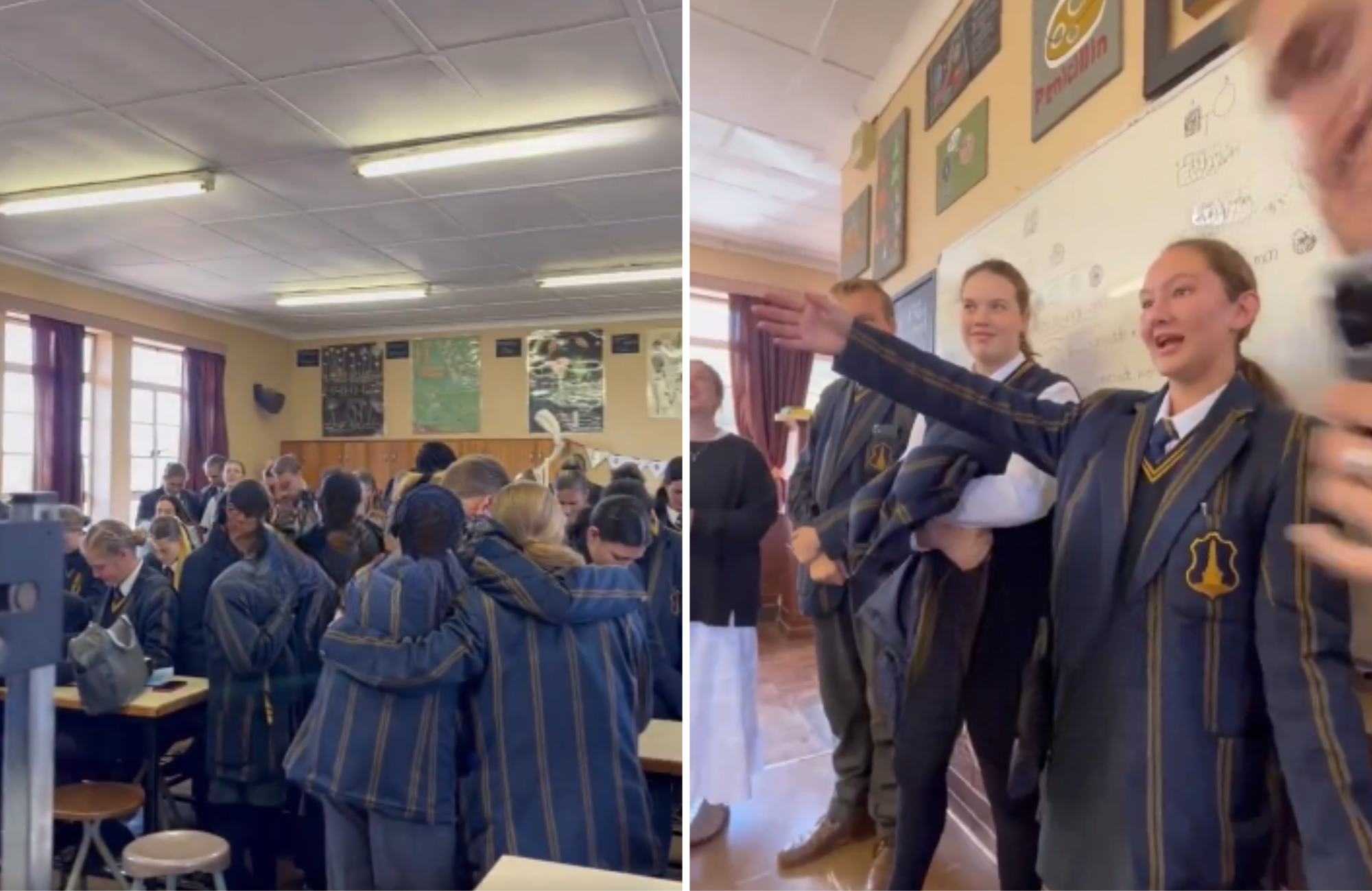 Estudantes celebram cura de colega após oração em sala de aula