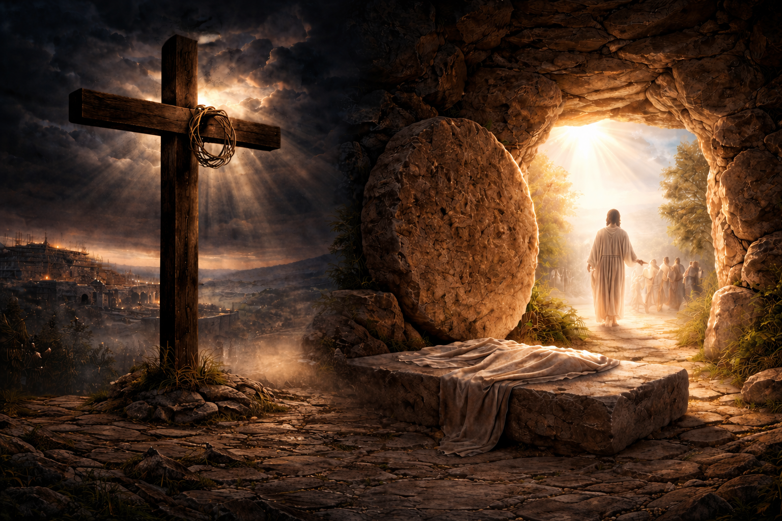 Sexta-feira Santa e Domingo Páscoa: Da cruz à esperança da ressurreição 