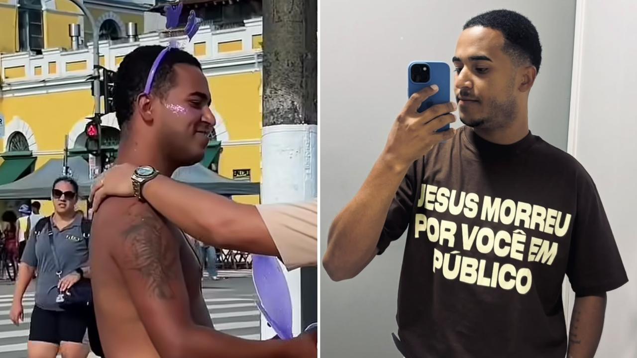 Ex-gay alcançado em evangelismo de rua no Carnaval afirma: “Sou uma nova criatura”