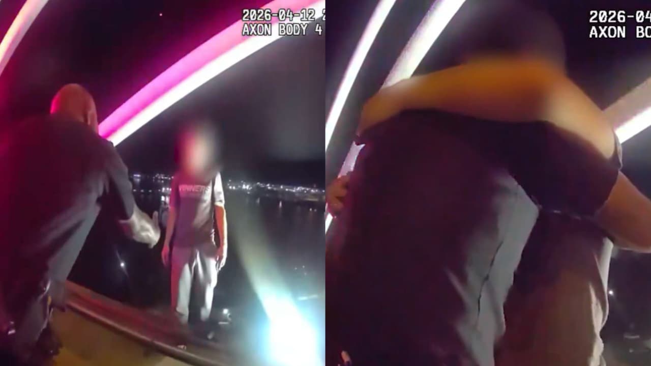 Policial faz oração e salva homem de pular de ponte nos EUA: “Deus poupou sua vida”