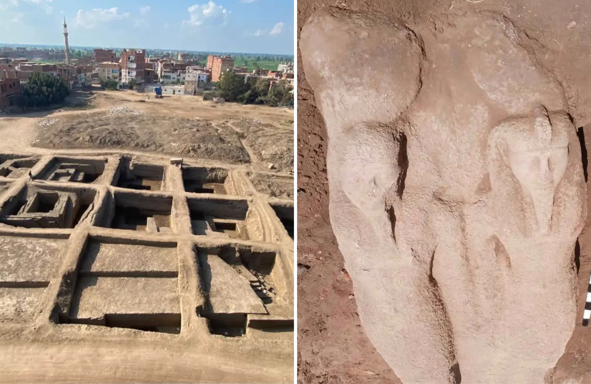 Arqueólogos descobrem estátua atribuída ao faraó que teria desafiado Moisés no Êxodo
