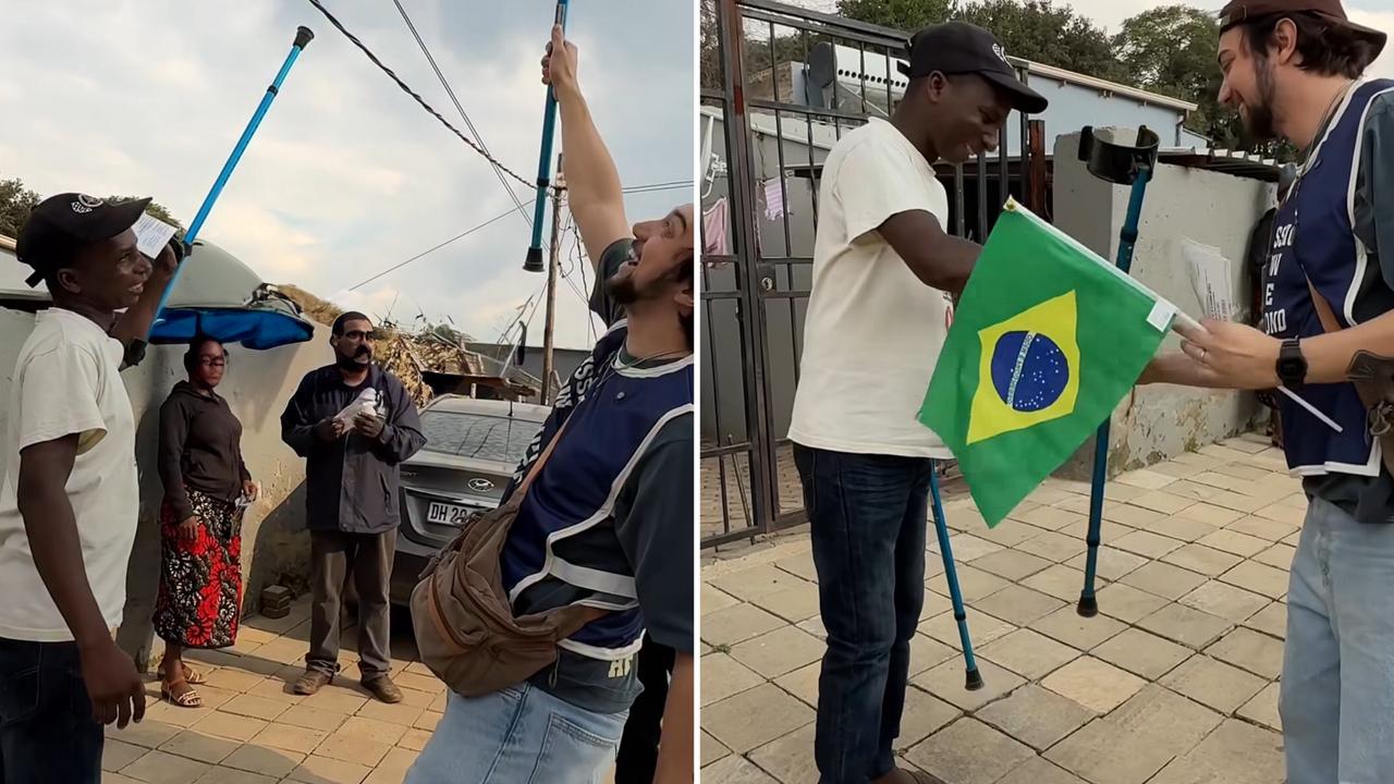 Homem abandona muletas após oração nas ruas da África do Sul: ‘Jesus o curou’