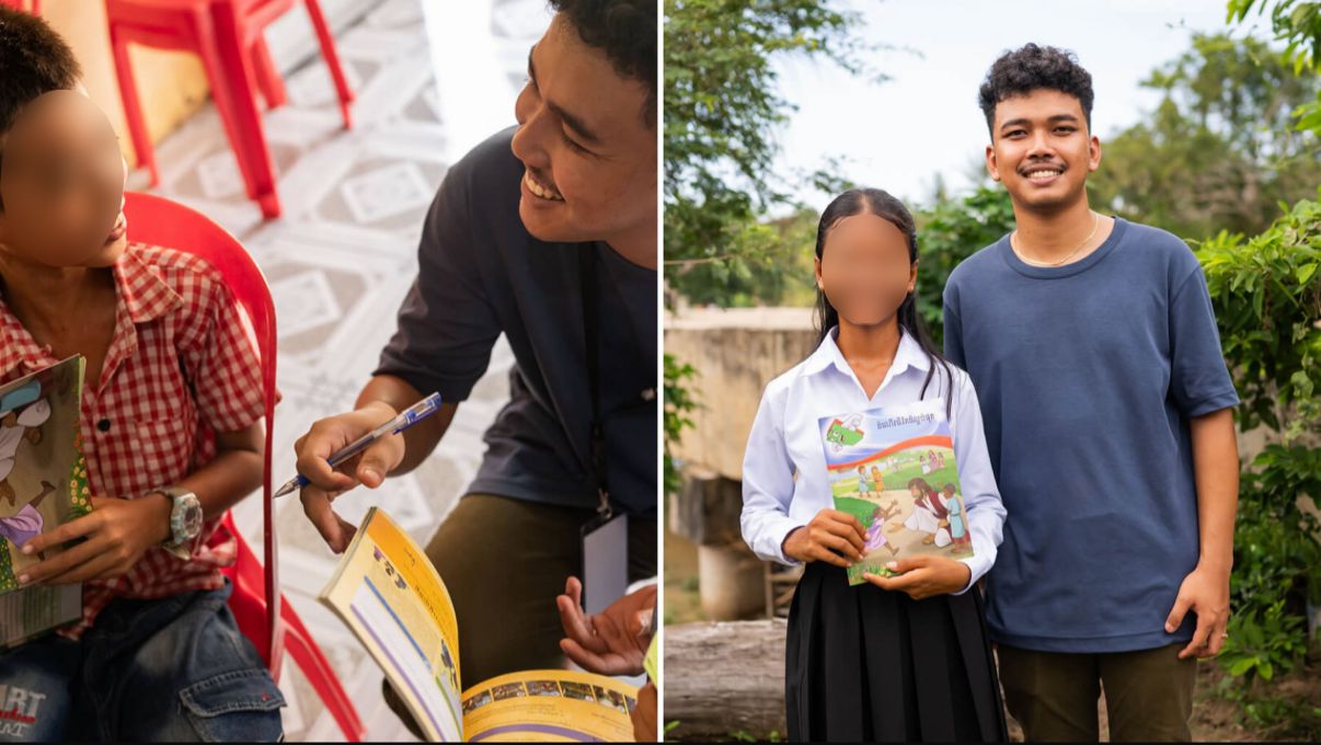 Jovem alcançado por missão no Camboja evangeliza crianças: “Oro para que sejam discípulos” 