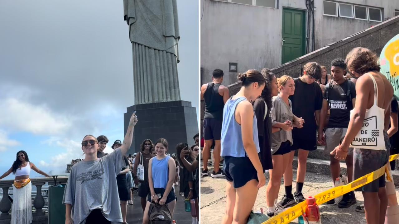 Missionária prega no Cristo Redentor e leva jovens a Jesus: “Ele não é apenas uma estátua” 