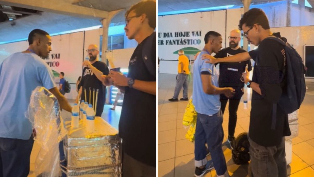 Jovem alcança ambulante após falar do sacrifício de Jesus: “Confessou Cristo