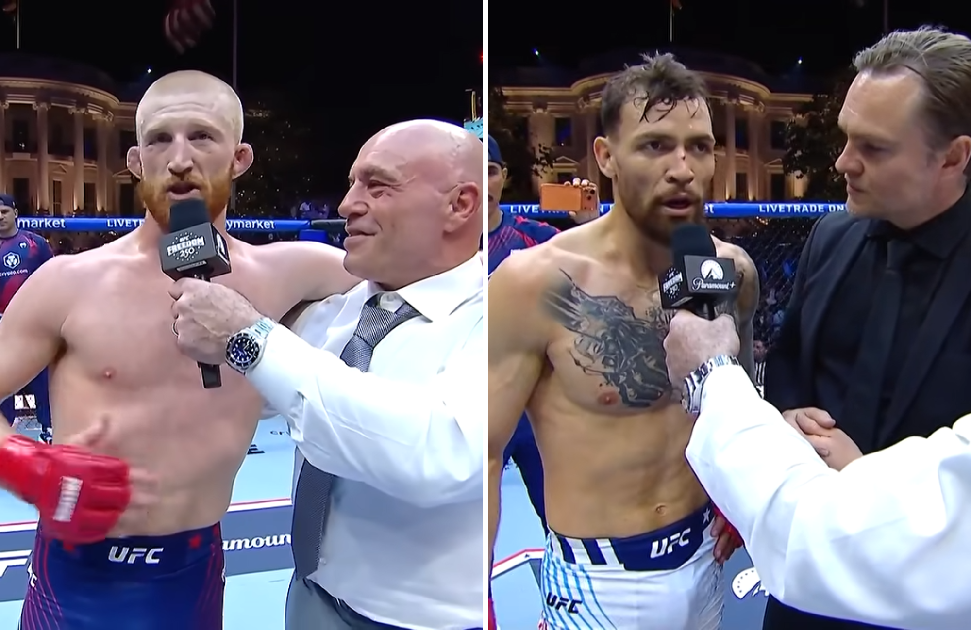Lutadores citam a Bíblia e falam de Jesus em evento do UFC na Casa Branca