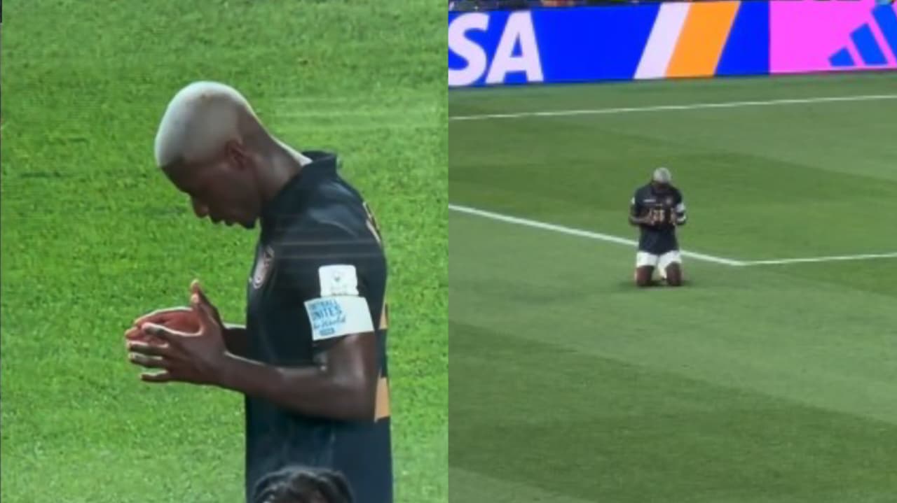 Jogador do Equador dá exemplo cristão na Copa ao orar de joelhos mesmo após derrota