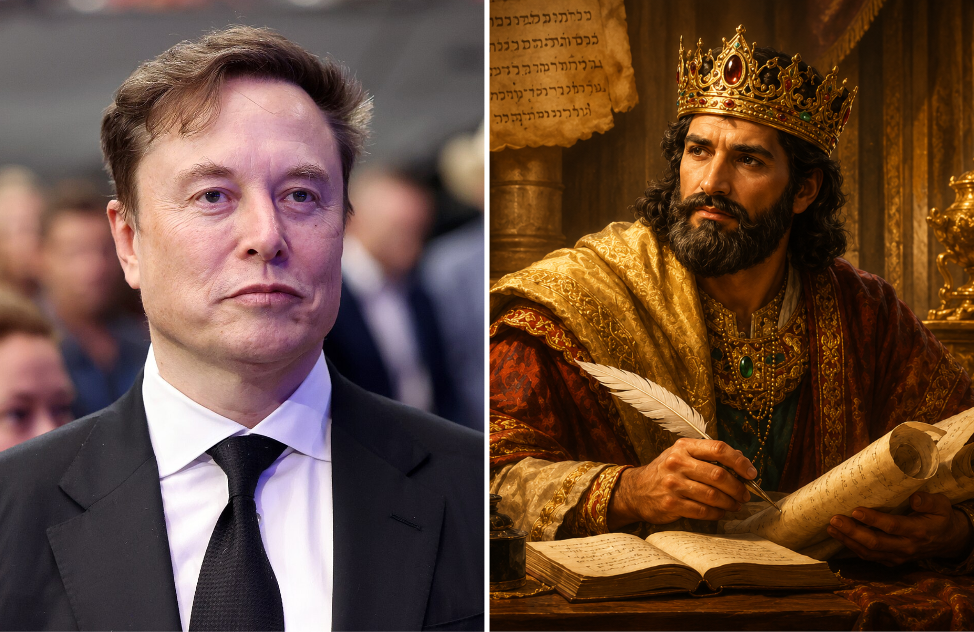 Só Elon Musk e o Rei Salomão