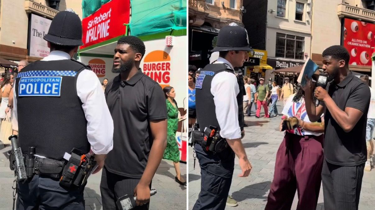 Policial interrompe pregação de rua em Londres por considerá-la ofensiva