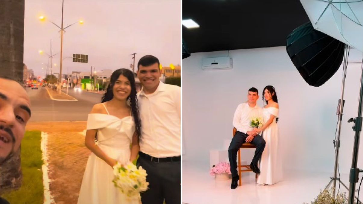 Após orar, fotógrafo presenteia casal com ensaio de casamento gratuito: “Deus mandou”