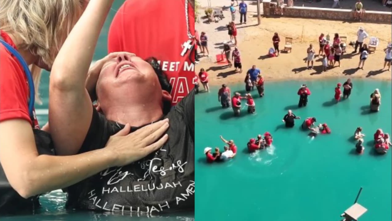 Mais de 1.400 pessoas são batizadas em lago nos EUA: ‘Houve arrependimento e cura’