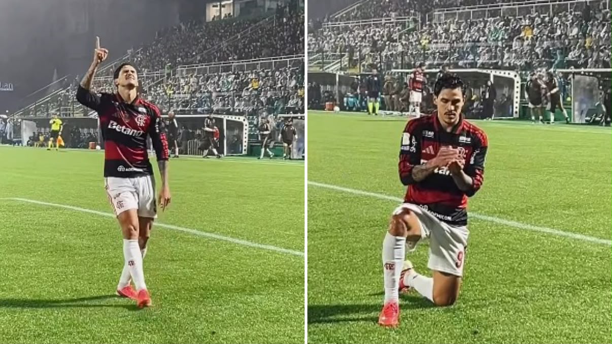 Pedro faz referência ao Salmo 119 após marcar gol na vitória do Flamengo 