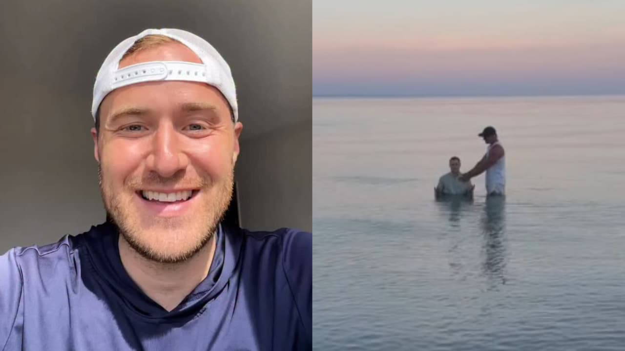 Cantor Mike Posner é batizado após receber profecia: ‘Dei um passo até Cristo’