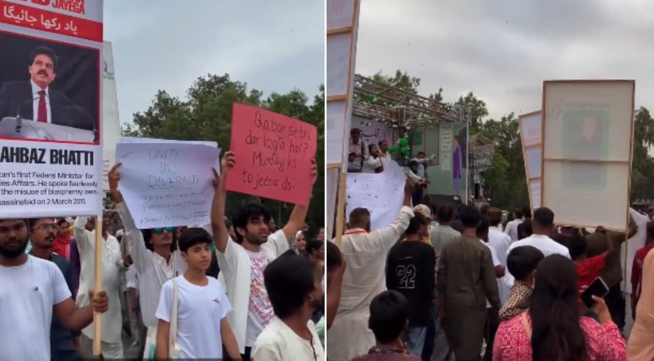 Milhares de cristãos vão às ruas protestar por liberdade religiosa no Paquistão