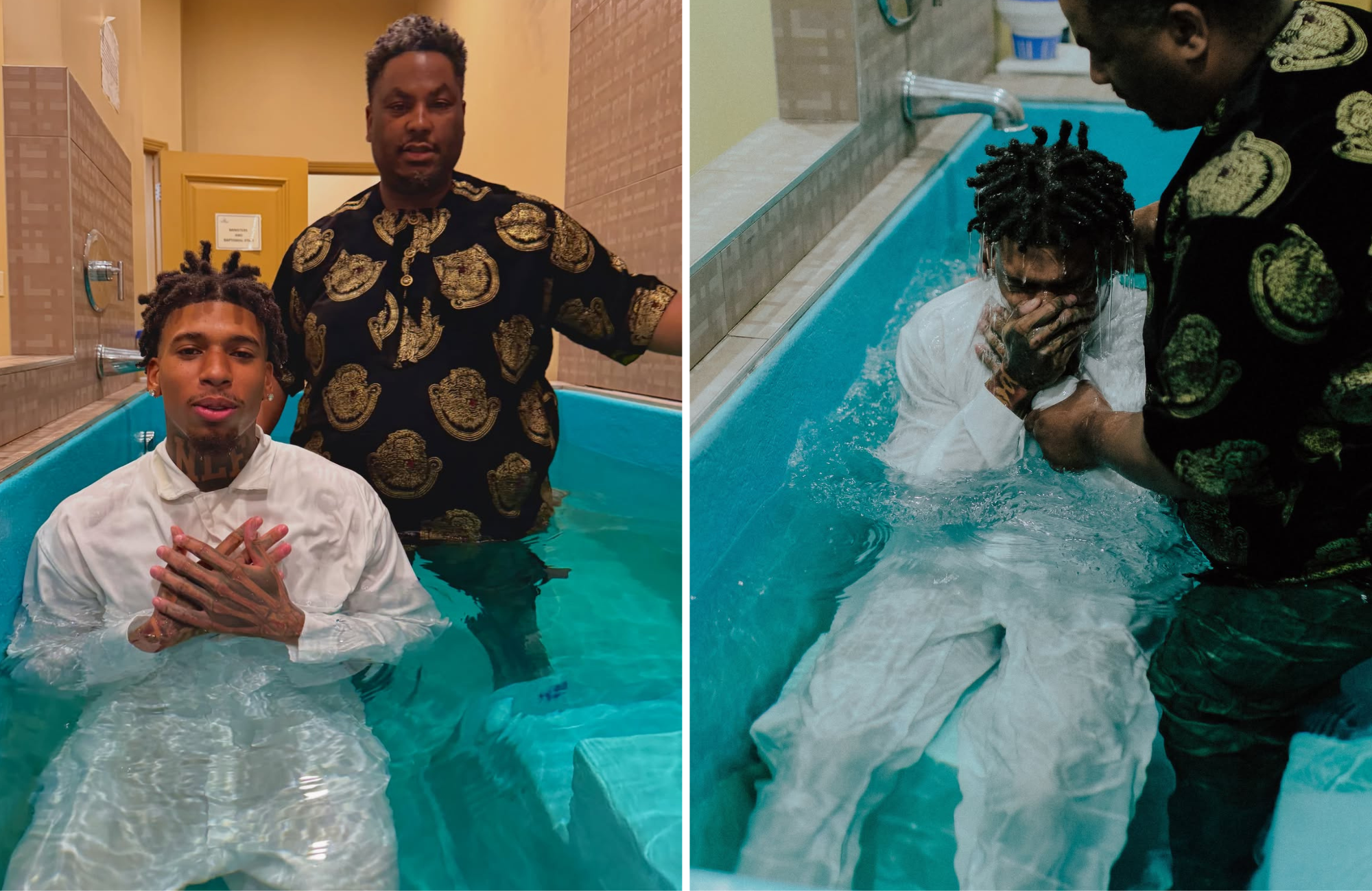 Rapper NLE Choppa é batizado: ‘Clamei por Jesus e Ele me salvou’