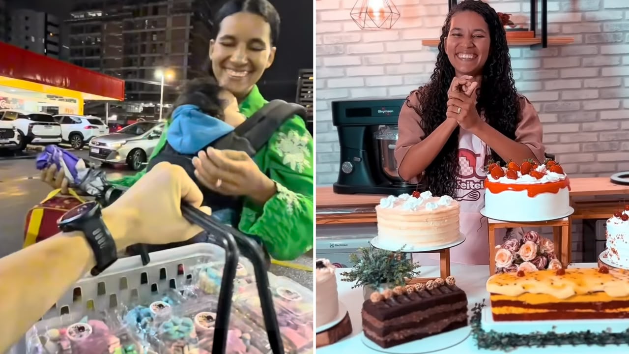 Mãe que vendia donuts nas ruas com bebê recebe oferta de R$ 300 mil e abre confeitaria