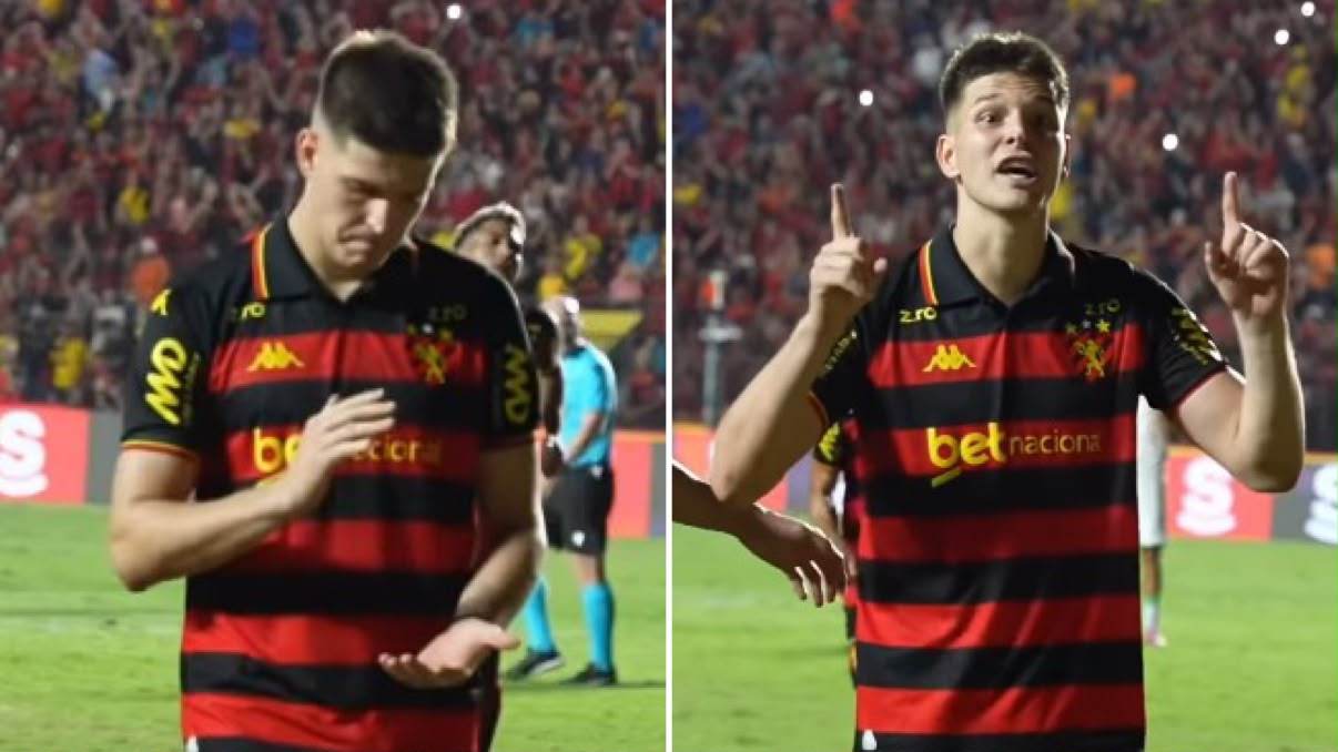 Jogador comemora gol com versículo em Libras: “Jesus é a Luz do mundo”