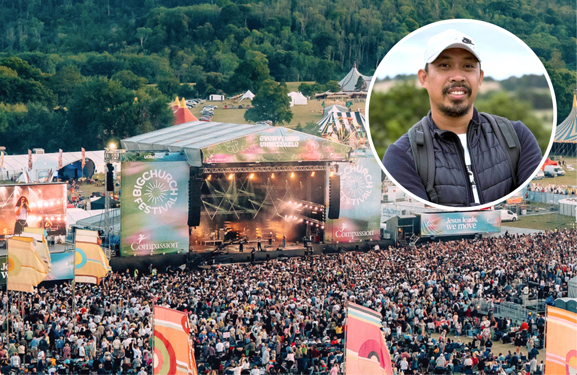 Tragédia em festival cristão: Estrutura cai e mata pastor em evento no Reino Unido