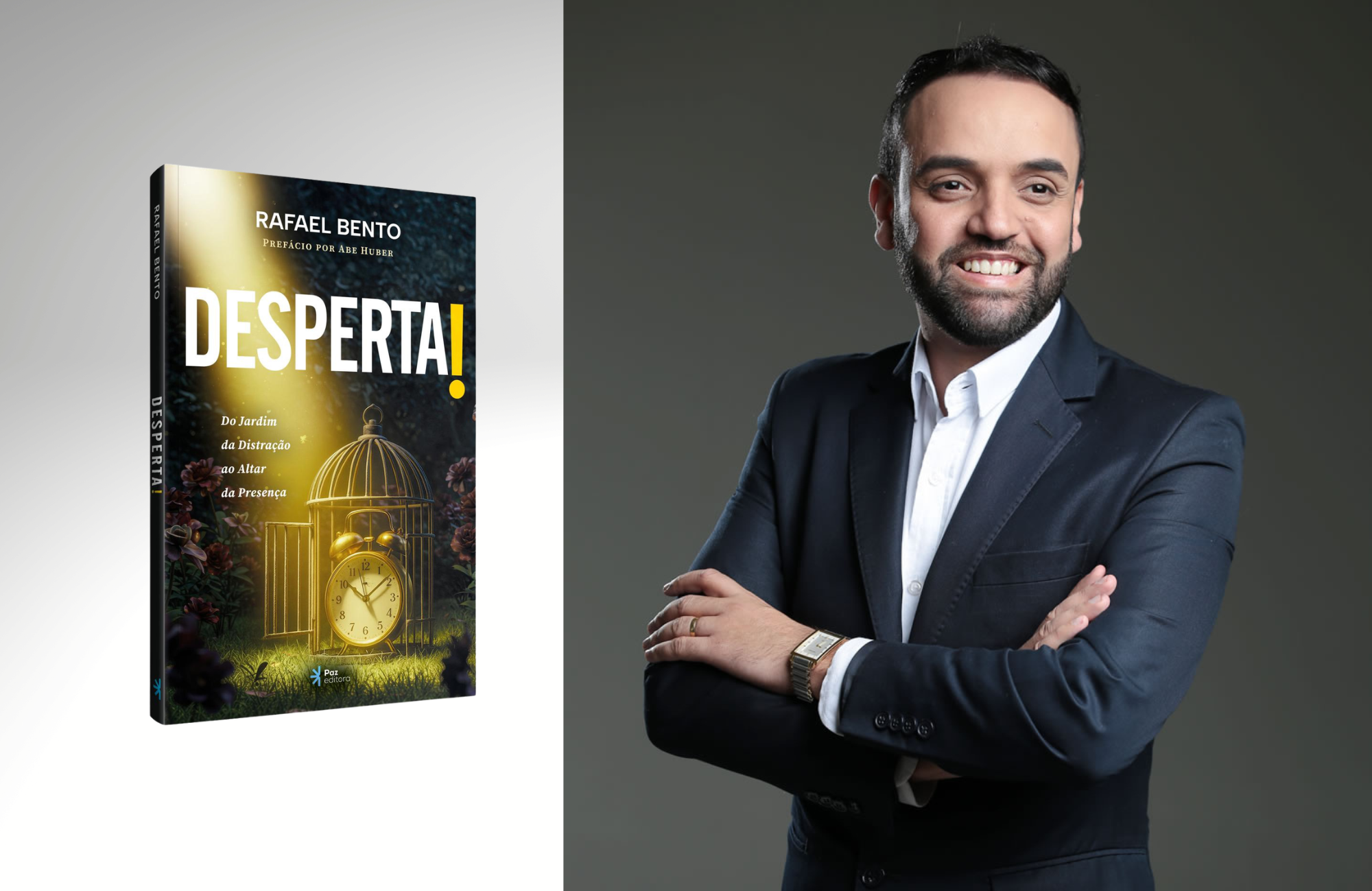 “Desperta!”: Pastor lança livro sobre vencer prisões emocionais e voltar à presença de Deus 