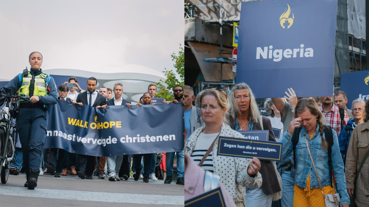 Centenas de cristãos na Holanda fazem marcha silenciosa pela Igreja Perseguida