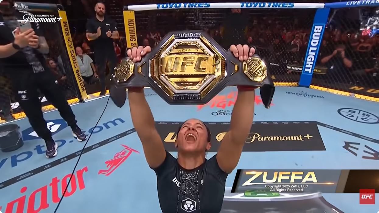 Brasileira conquista cinturão do UFC e declara: “Quero dar toda a glória a Jesus”