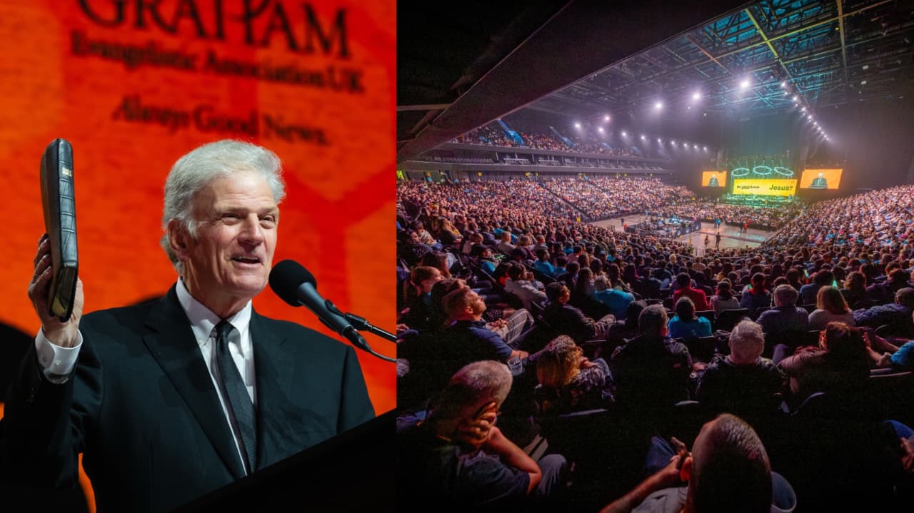 Mais de 800 pessoas aceitam Jesus em cruzada de Franklin Graham na Inglaterra