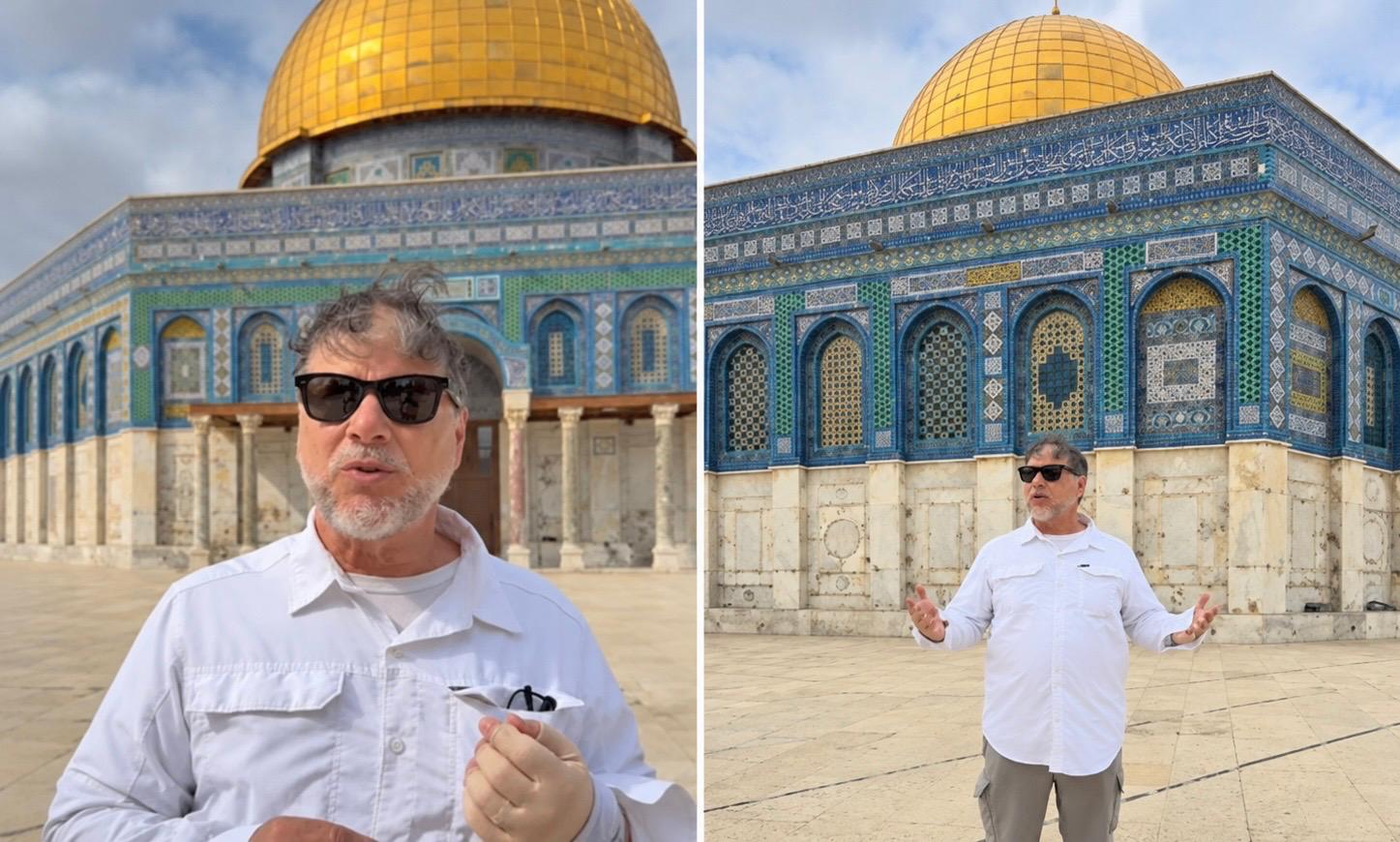 Pastor faz oração profética em Israel e declara: “Chegará um tempo dourado para o Brasil”